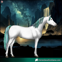 Horse Color:Gray Painted Chestnut 