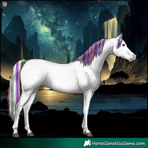 Horse Color:Gray Painted Chestnut 