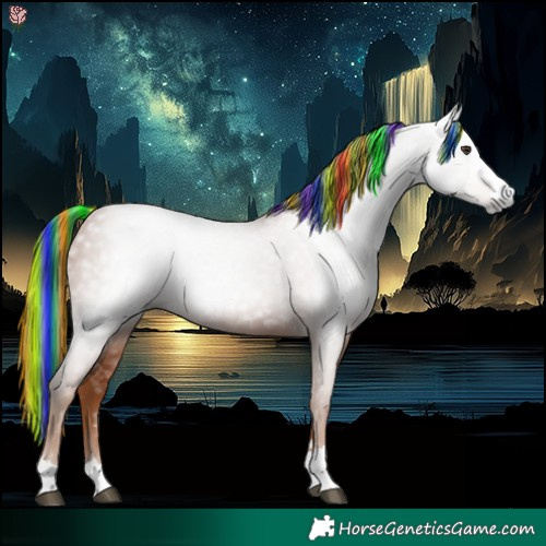 Horse Color:Gray Painted Chestnut 