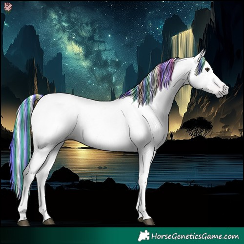 Horse Color:Gray Painted Chestnut