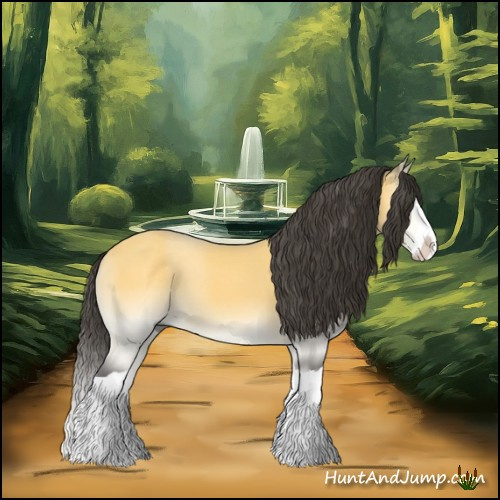 Horse Color:Buckskin Onyx Splash