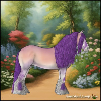 Horse Color:Watercolor Smoky Grullo Onyx 