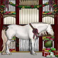 Horse Color:Perlino Dun Tobiano 