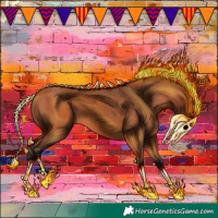 Horse Color:Bay 