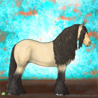 Horse Color:Buckskin Roan 