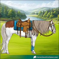 Horse Color:Chestnut Sabino Splash 