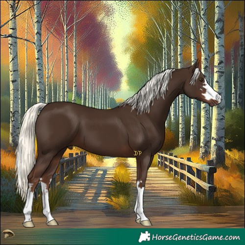 Horse Color:Liver Chestnut Mushroom 