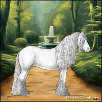 Horse Color:Silver Bay Dun Sabino Splash Varnish Rabicano 