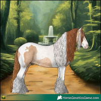 Horse Color:Red Dun Sabino Tobiano Rabicano