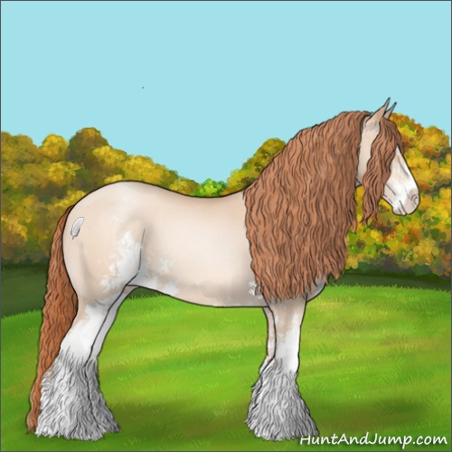 Horse Color:Sable Champagne Pearl Sabino