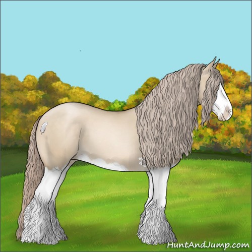 Horse Color:Chocolate Palomino Pearl Dun Splash 
