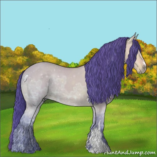 Horse Color:Watercolor Bay Ice Dun 