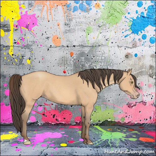 Horse Color:Amber Champagne Roan 