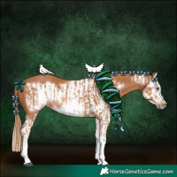 Horse Color:Chestnut Splash Frame  and Chestnut Splash Frame 