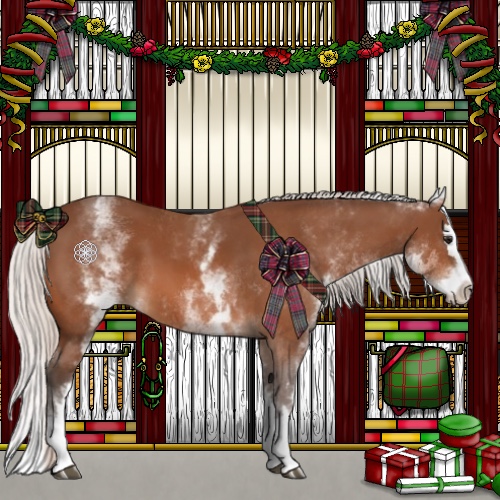 Horse Color:White Spotted Silver Bay Splash 