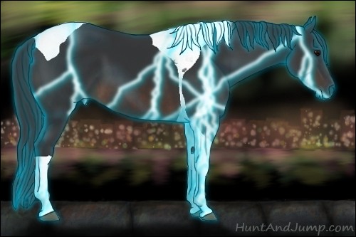 Horse Color:Thunderstruck Brown Tobiano 