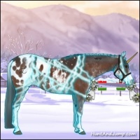 Horse Color:Thunderstruck White Spotted Brown Tobiano Appaloosa Rabicano 