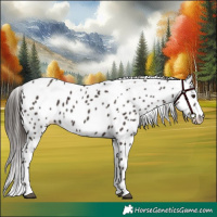 Horse Color:Liver Chestnut Appaloosa 