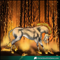 Horse Color:Chocolate Silver Amber Cream Champagne Onyx Tobiano 