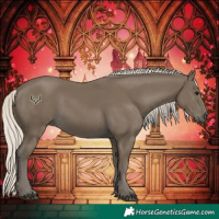 Horse Color:Silver Smoky Black 
