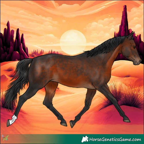 Horse Color:Brown 