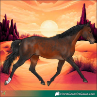 Horse Color:Brown 