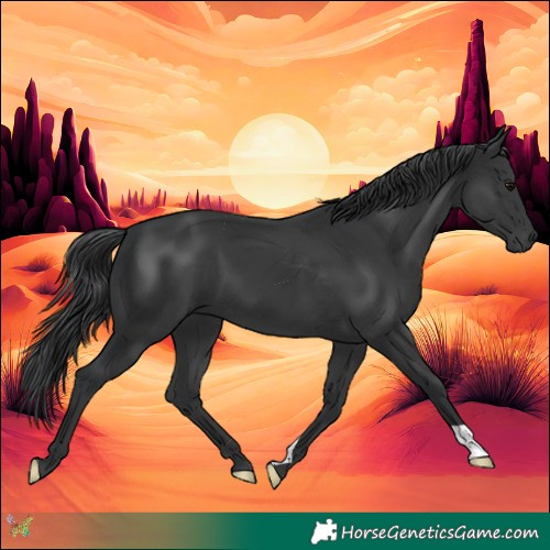 Horse Color:Black 