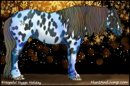 Horse Color:Nacre Midnight Amber Champagne Appaloosa 