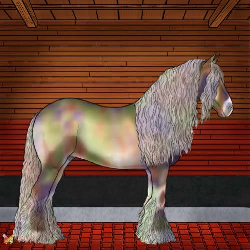 Horse Color:Nacre Silver Bay Onyx 