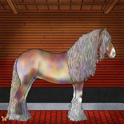 Horse Color:Nacre Silver Brown Onyx 