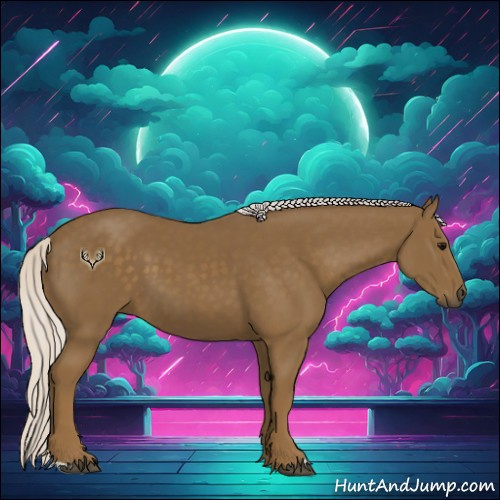 Horse Color:Silver Smoky Black