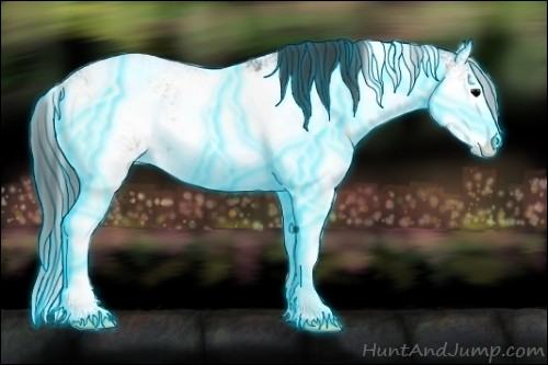 Horse Color:Thunderstruck Blue Onyx Ice Sabino