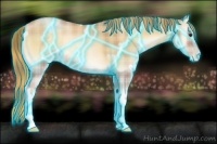 Horse Color:Thunderstruck Plaid  Red Onyx Pearl 