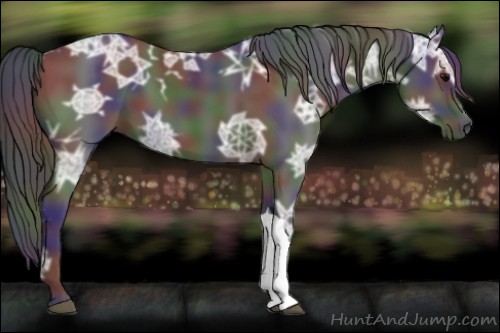 Horse Color:Nacre Black Ice 