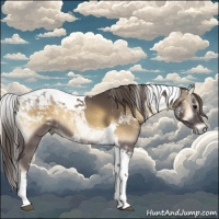 Horse Color:Smoky Blue Onyx Tobiano 