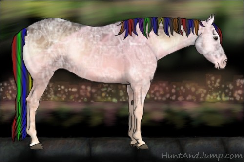 Horse Color:Painted Liver Red Onyx Ice 
