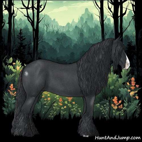 Horse Color:Blue Roan Splash 