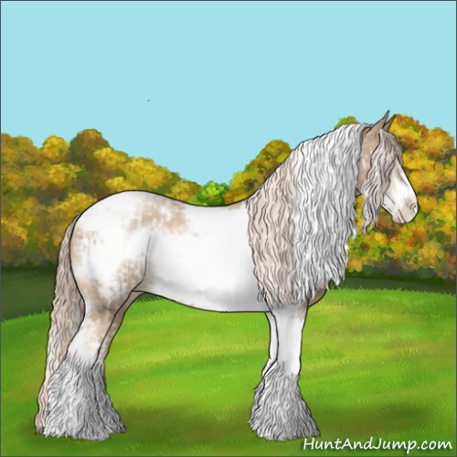 Horse Color:Chocolate Palomino Pearl Tobiano Frame  and Chocolate Palomino Pearl Tobiano Frame 