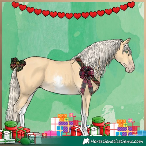 Horse Color:White Spotted Gold Cream Champagne 