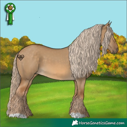 Horse Color:Chocolate Palomino Dun 
