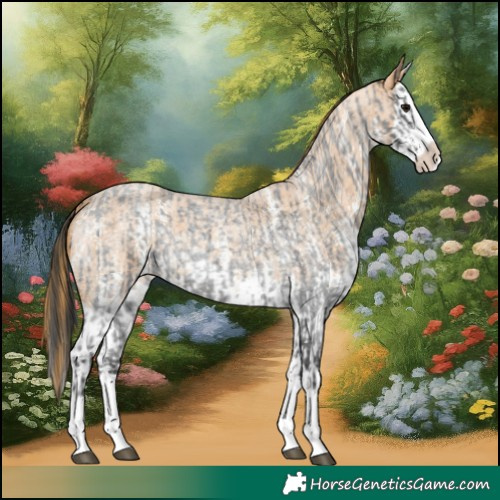 Horse Color:Blue Roan Sabino Splash  and Red Roan Sabino Splash 