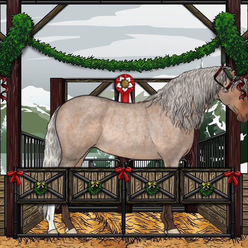 Horse Color:Silver Brown Roan Dun Rabicano 