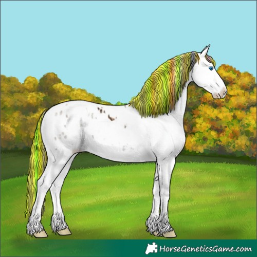 Horse Color:Painted Red Onyx Ice Sabino Splash Snowflake Varnish