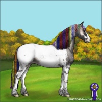 Horse Color:Painted Blue Onyx Sabino Tobiano Appaloosa Brindle 