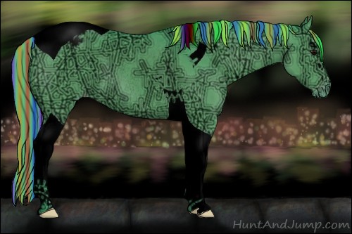 Horse Color:Void Painted Watercolor Chocolate Black Ice Sabino Tobiano Appaloosa Rabicano 