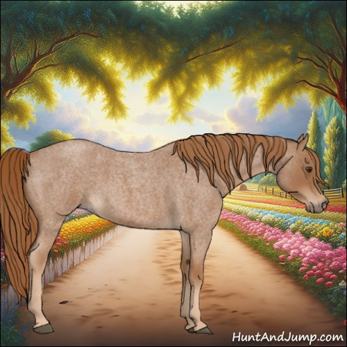 Horse Color:Red Roan