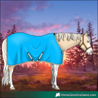 Horse Color:Palomino Dun Mushroom Splash 