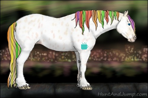 Horse Color:Painted White Spotted Amber Cream Champagne Ice Dun Splash Near Leopard Rabicano