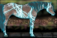 Horse Color:Thunderstruck Brown Ice Sabino