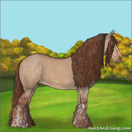 Horse Color:Liver Red Dun and Red Dun